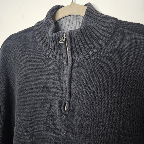 Men's Long-sleeved Pullover Heavyweight Knit Sweater, Black, XL, Old Navy - Picture 9 of 12